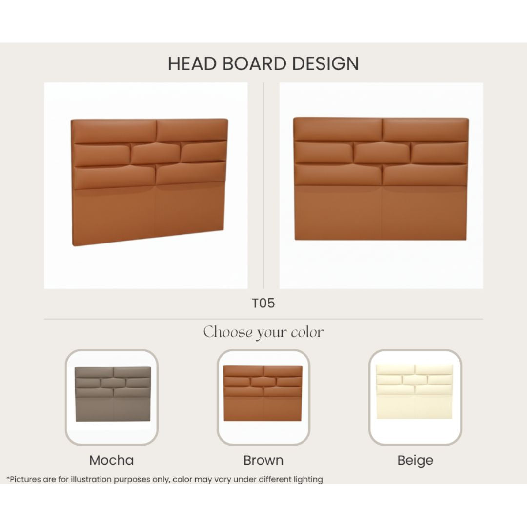 Modern Divan Bed with 8-Inch Foam Mattress | PU Leather Upholstered Bed Frame and Mattress Set