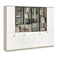 Modern Modular Book Cabinet & Office Storage Bookcase | Lockable Doors & Adjustable Shelves Grandeur Furnishings