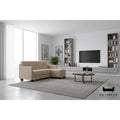 Modern 3 Seater Sofa with Ottoman Foot Stool Grandeur Furnishings