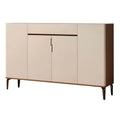 Modern Shoe Cabinet with Microcrystalline Glass Top in Multiple Sizes Grandeur Furnishings