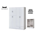 Modern White Wardrobe Collection Grandeur Furnishings