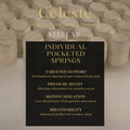 Céleste Stellar 11” Premium Luxury Hotel Mattress | Ice Silk Cooling Fabric + Individual Pocketed Spring | Medium Firm Orthopaedic Support | High-Resilience Foam Grandeur Furnishings