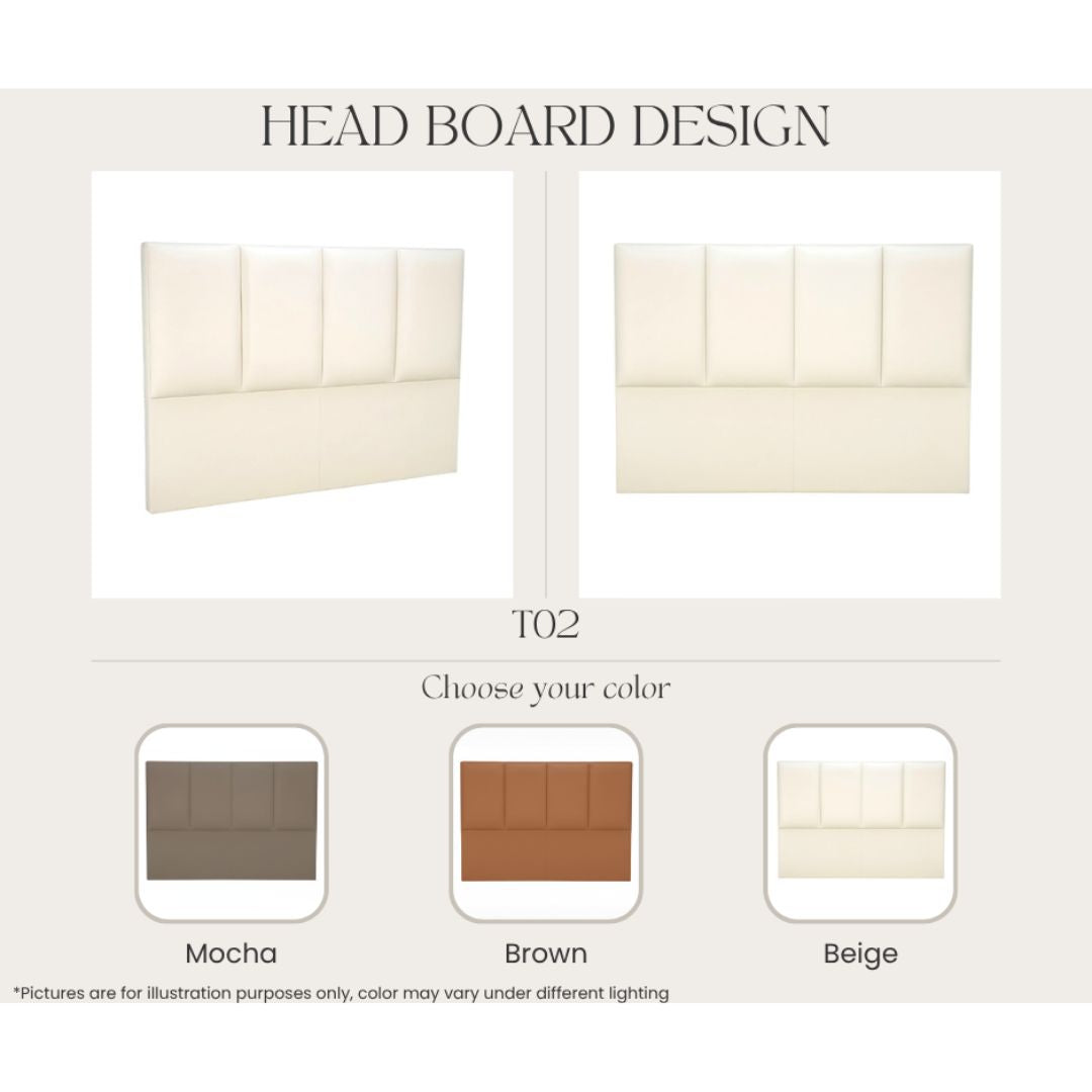 Modern Divan Bed with 8-Inch Foam Mattress | PU Leather Upholstered Bed Frame and Mattress Set