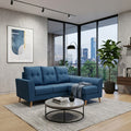 KOVA Premium Fabric Sofa | Modern Living Room Couch & L-Shape Stool Set Grandeur Furnishings