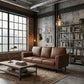 Arivo Luxury Half Leather Sofa | Modern Living Room Couch (1 / 2 / 3 Seater)