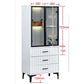 Elegant Glass Side Cabinet – Available in Four Sizes