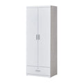 Modern White Wardrobe Collection Grandeur Furnishings