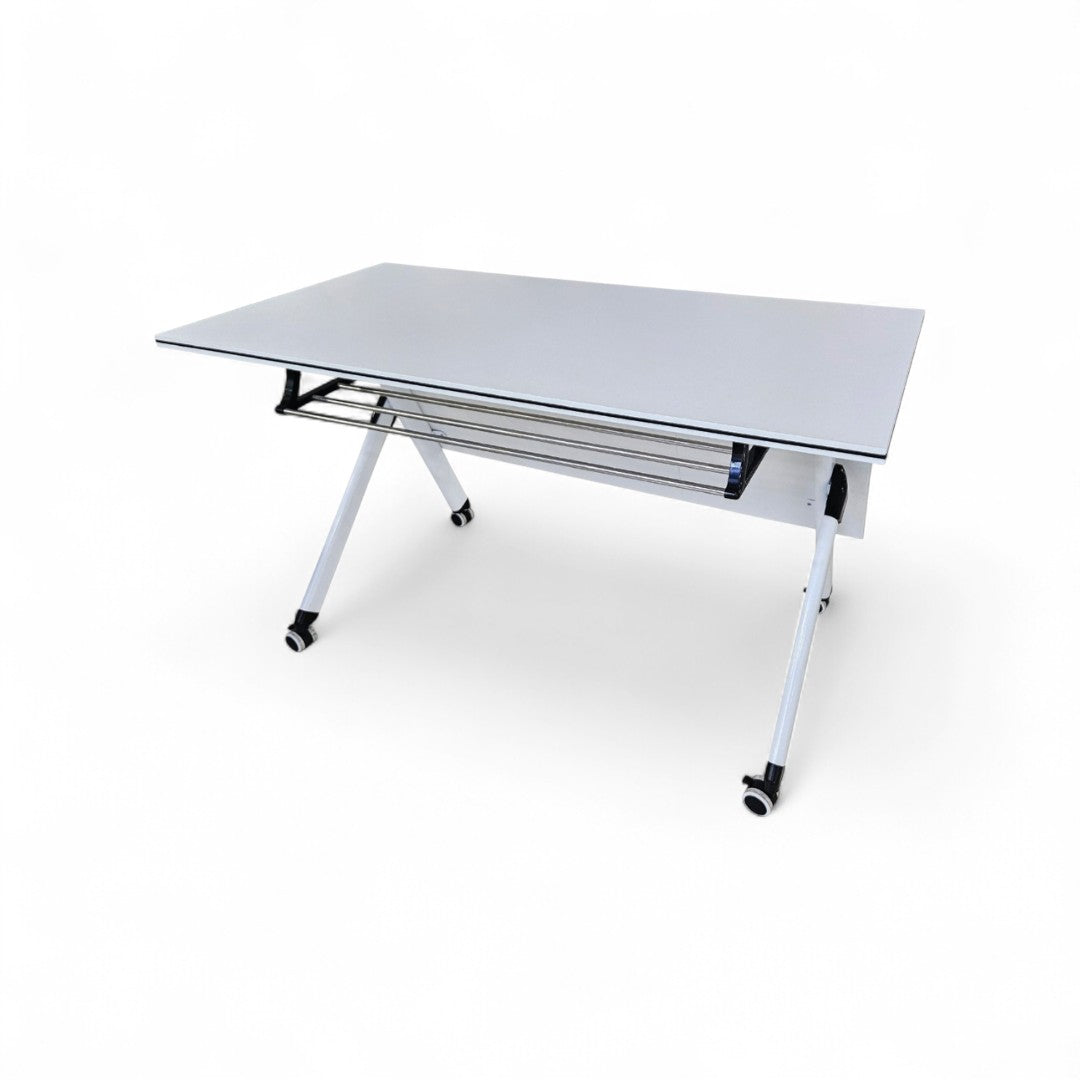 Foldable Study Table with Wheels
