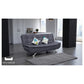 Multi-Functional Sofa Bed with Stylish Fabric Upholstery