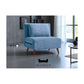Compact Sofa Bed with Adjustable Backrest – Available in Blue