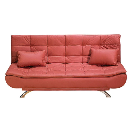 Multi-Functional Fabric Sofa Bed – Available in Red, Green, and Blue for Ultimate Comfort