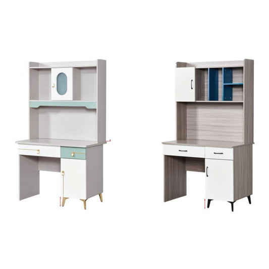Modern Study Table with Storage Shelf and Practical Design for Your Workspace