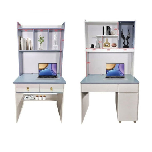 Study Table Desk with Storage and Shelves