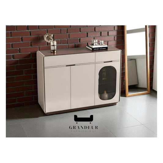 Side Cabinet with Wood Veneer Top