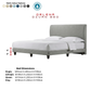 Orlena Fabric Divan Bed Frame