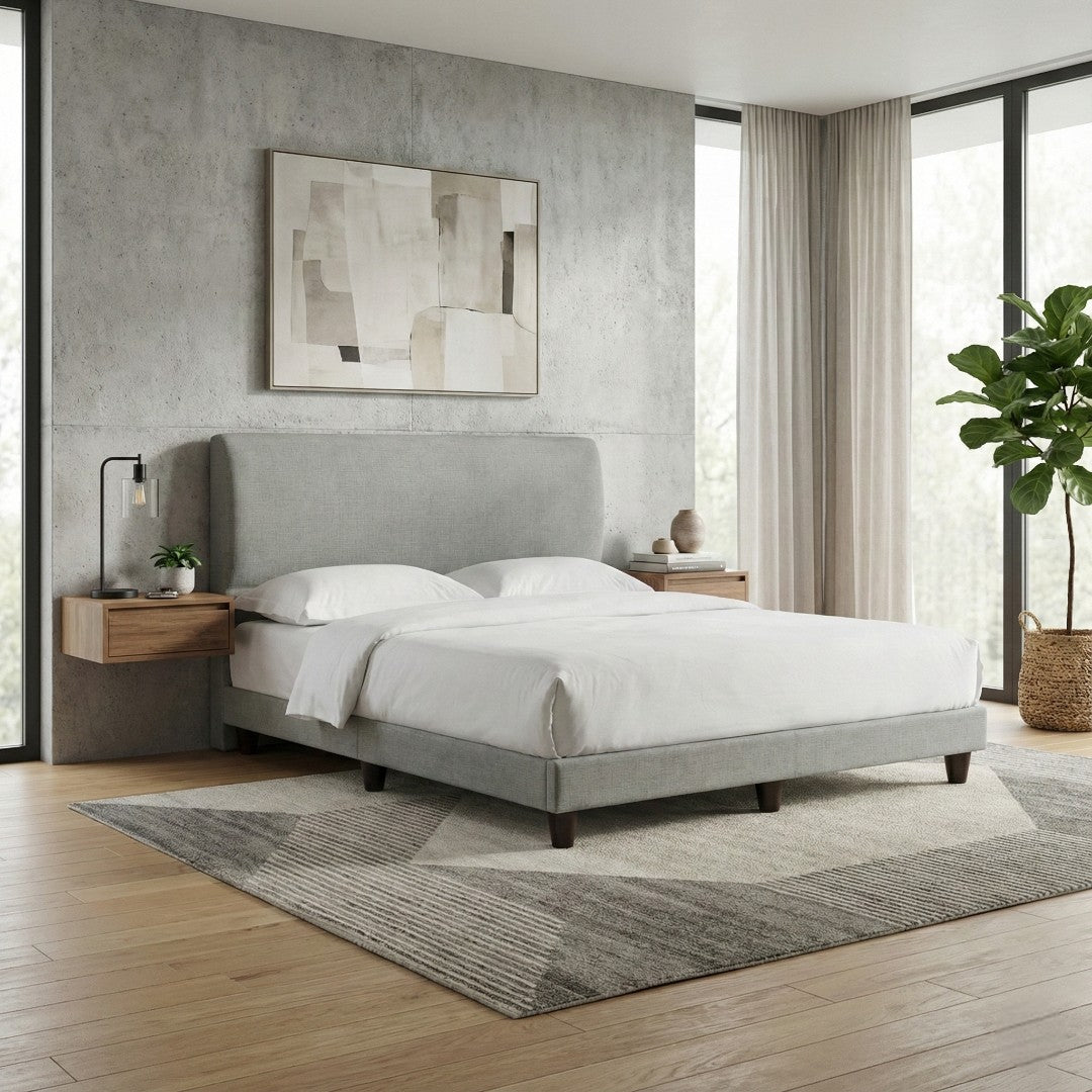 Orlena Fabric Divan Bed Frame