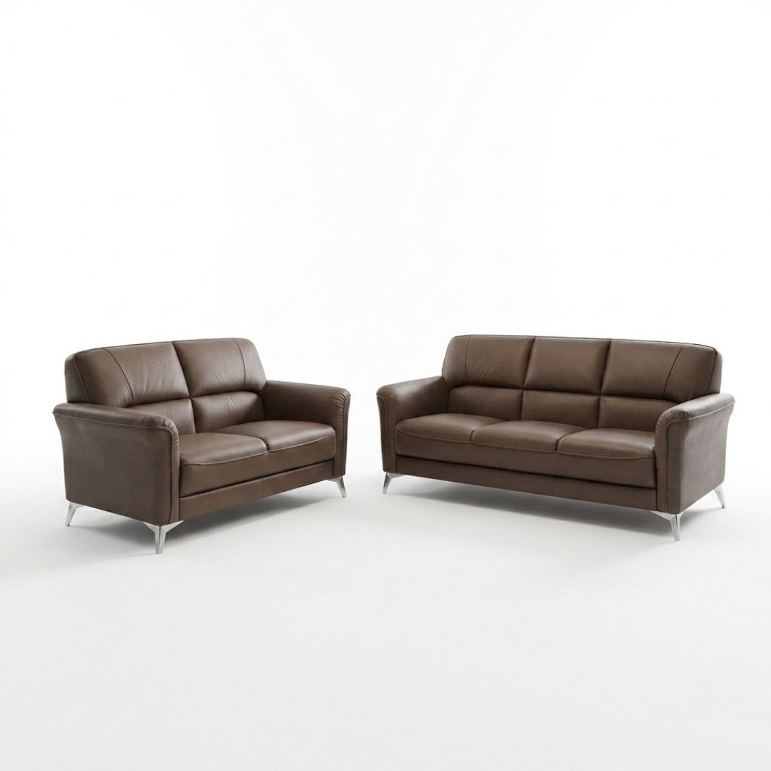 Axis Premium Half Leather Sofa | Modern Living Room Couch (1 / 2 / 3 Seater)