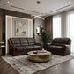 ICON Half Leather Sofa Set | Premium 1, 2, 3 Seater Luxury Living Room Couch