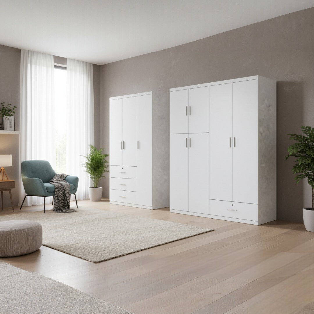 Modern White Wardrobe Collection