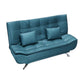 Multi-Functional Fabric Sofa Bed – Available in Red, Green, and Blue for Ultimate Comfort