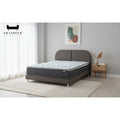 Dreamster Stardust mattress and bed frame in a bedroom
