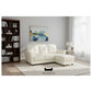 Elegant 3 Seater Sofa with Ottoman Foot Stool