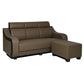 Luxury 3-Seater Sofa with Ottoman Foot Stool