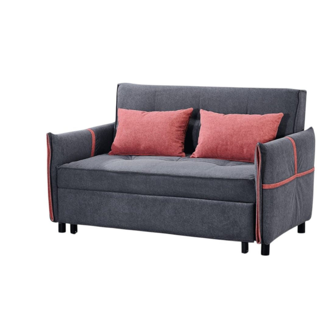 Pet-Friendly Fabric Sofa Bed – Available in Blue & Charcoal Grey