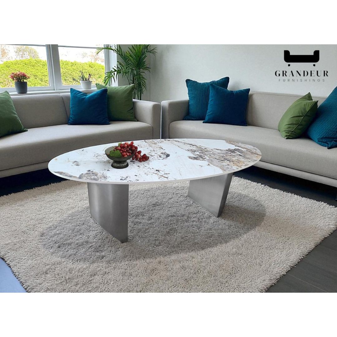 Elegant Sintered Stone Coffee Table