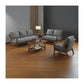 Velvet Fabric Sofa Set with Solid Wood Frame
