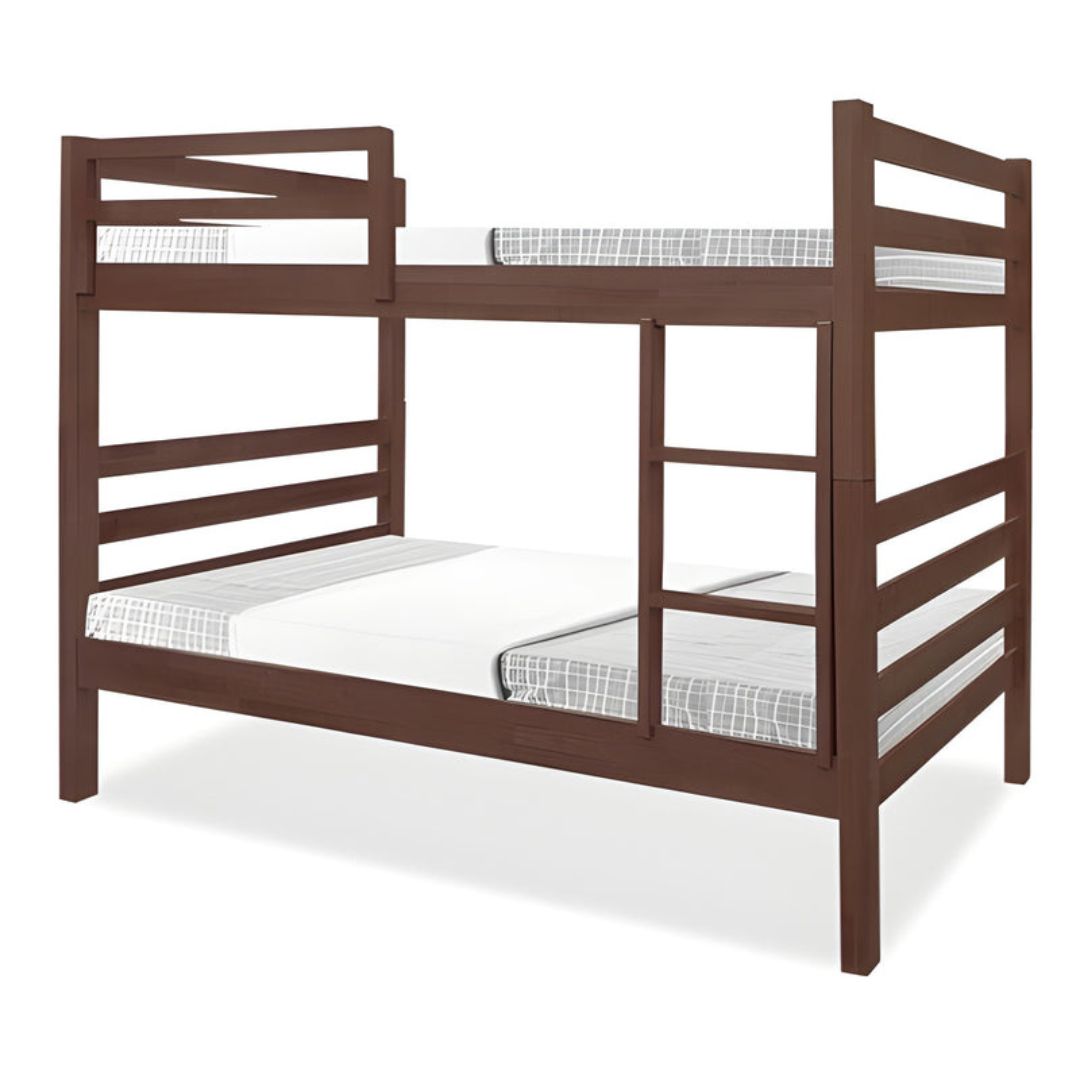 Space-Saving Solid Wood Bunk Bed