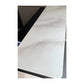 Contemporary Glass Side Cabinet with Elegant Storage Solution and Sintered Stone Top