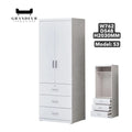 Modern White Wardrobe Collection Grandeur Furnishings