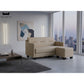 Modern 3 Seater Sofa with Ottoman Foot Stool