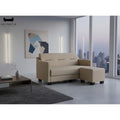 Modern 3 Seater Sofa with Ottoman Foot Stool Grandeur Furnishings