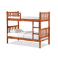 Double Decker Bed Frame | Solid Wood Bunk Bed for Kids