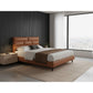 Modern Divan Bed with 8-Inch Foam Mattress | PU Leather Upholstered Bed Frame and Mattress Set
