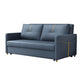 Versatile Sofa Bed with Gold Accents – Available in Blue, Teal, and Grey