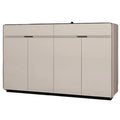 Shoe Cabinet with Wood Veneer Top Grandeur Furnishings