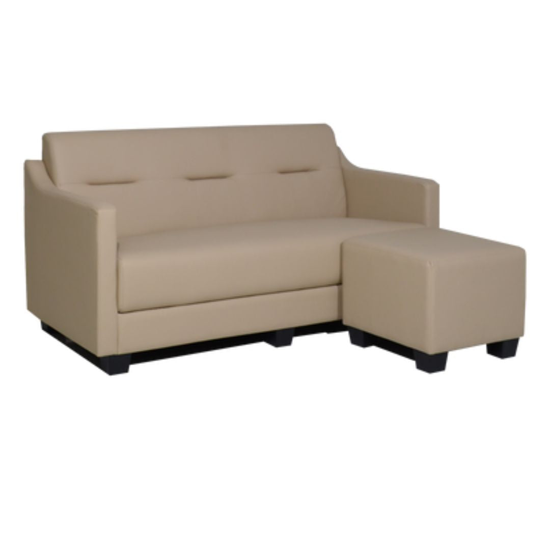 Modern 3 Seater Sofa with Ottoman Foot Stool