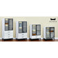 Elegant Glass Side Cabinet – Available in Four Sizes