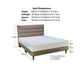 Modern Divan Bed with 8-Inch Foam Mattress | PU Leather Upholstered Bed Frame and Mattress Set