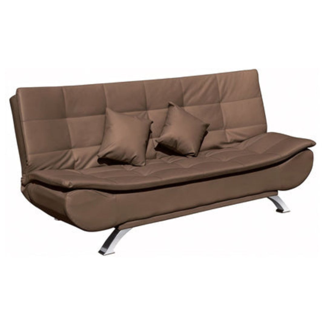 Convertible Sofa Bed in PU Leather for Modern Living Spaces