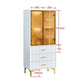 Elegant Glass Side Cabinet – Available in Four Sizes