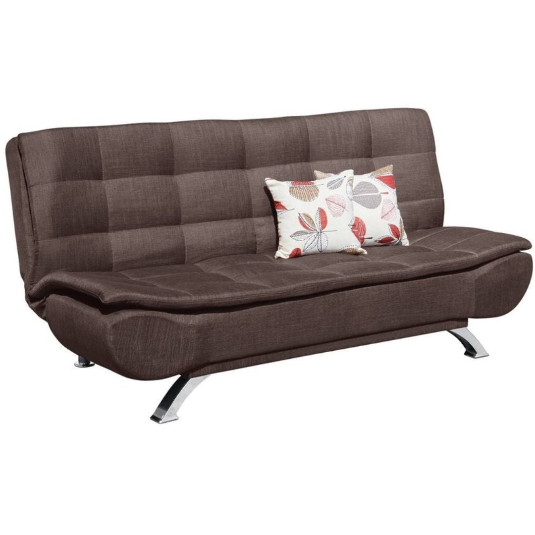 Multi-Functional Sofa Bed with Stylish Fabric Upholstery