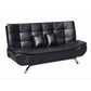 Convertible Sofa Bed in PU Leather for Modern Living Spaces
