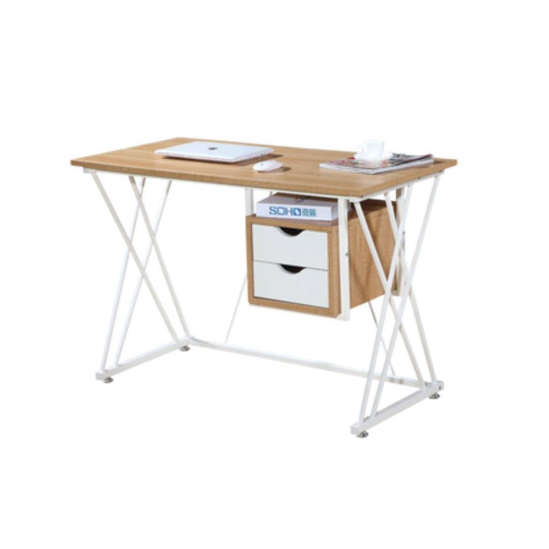Modern Home Office Desk Study Table with Storage / Keyboard Tray - Multiple Models Available