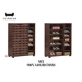 Modern Wooden Shoe Cabinet – Stylish and Spacious Storage Shoe Rack (6 Sizes) Grandeur Furnishings