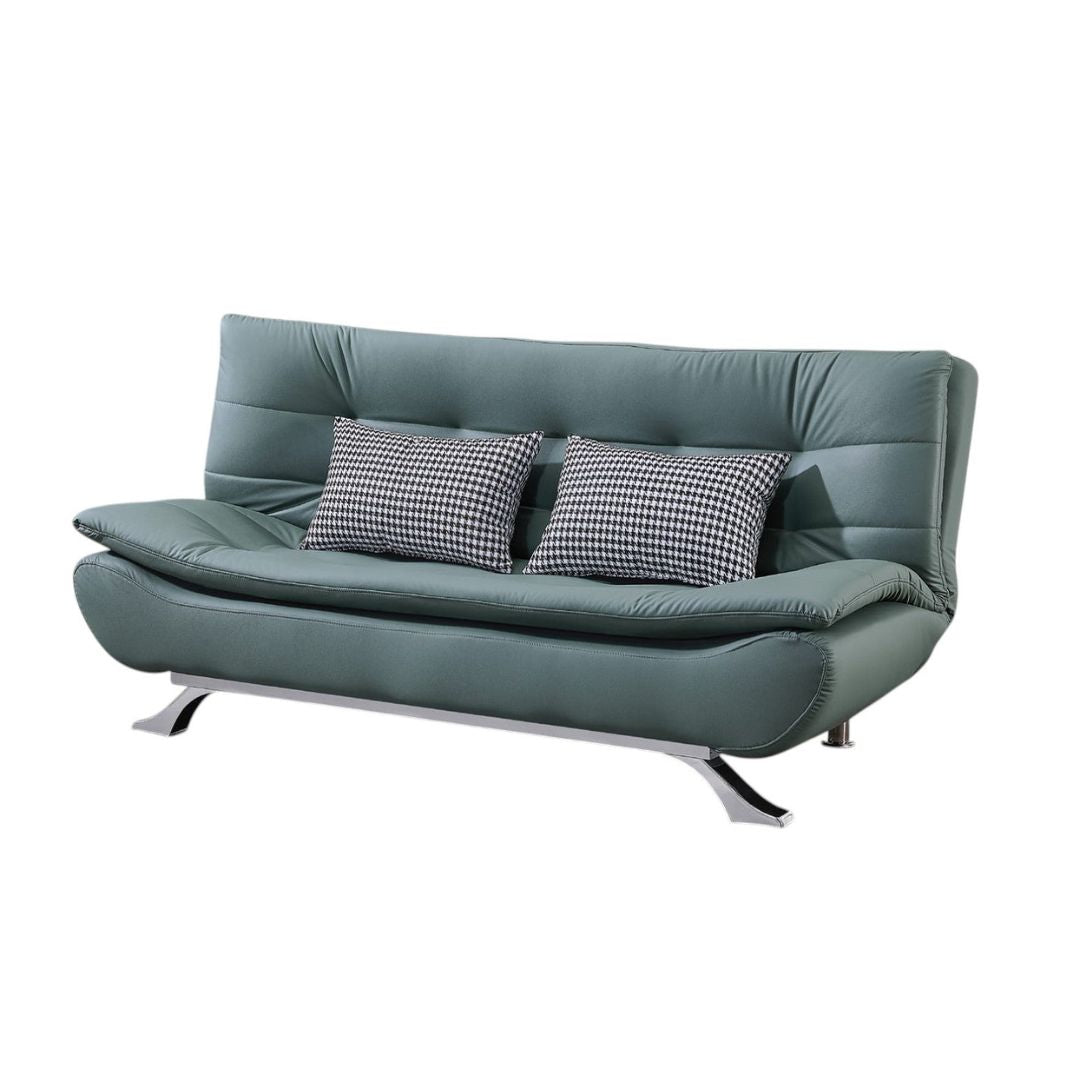 Modern Pet-Friendly Leather 3 Seater Sofa Bed