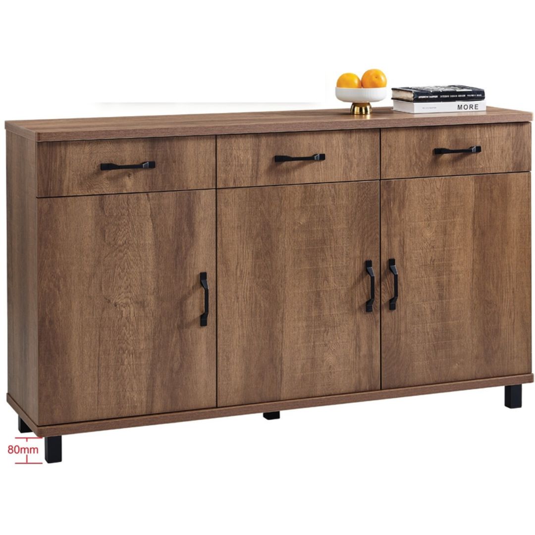 Versatile Side Cabinet - 3 Models Available in Stylish Wood Finish